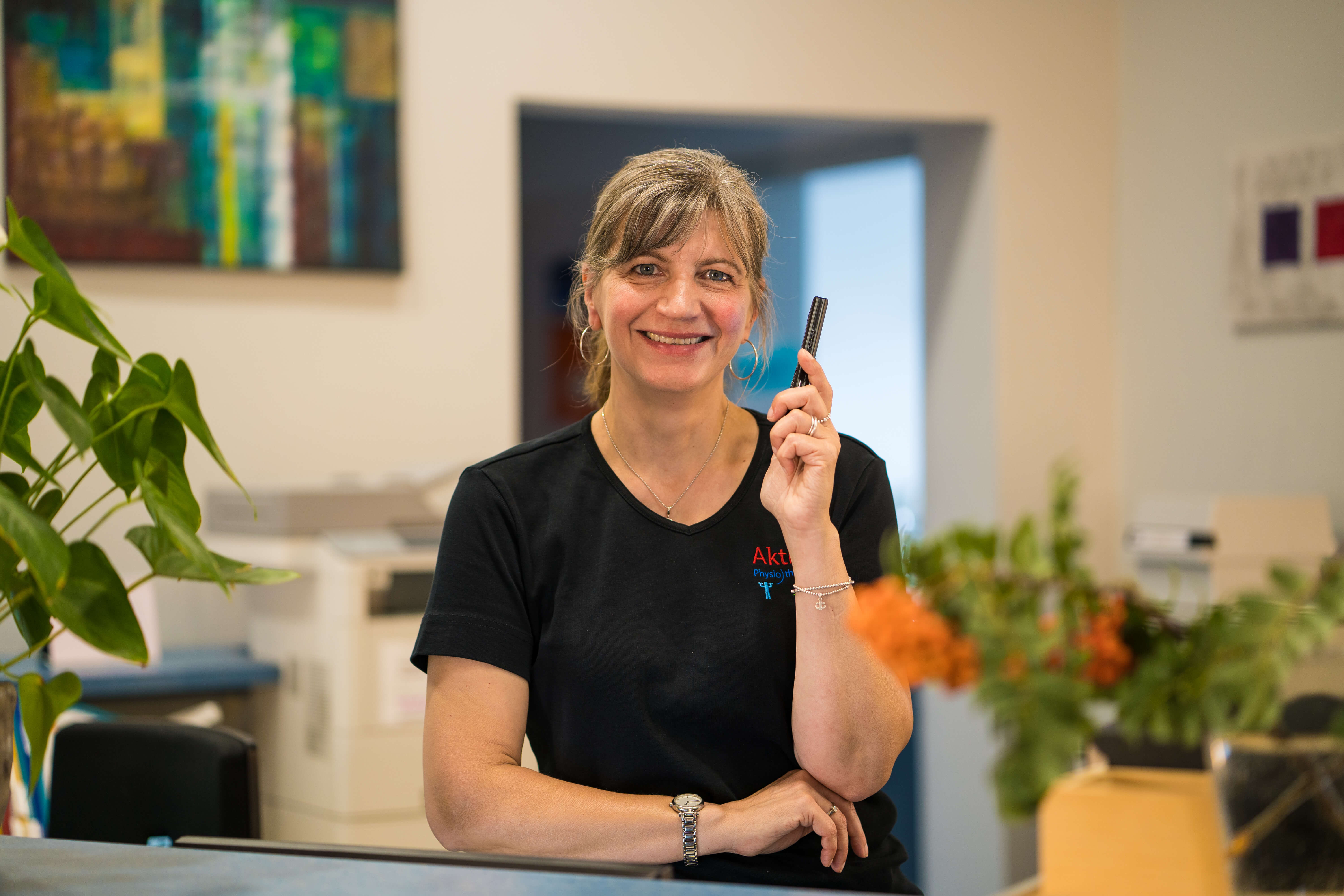Corina von der Burg Aktiva PhysioFit: Team-Assistentin Corina von der Burg